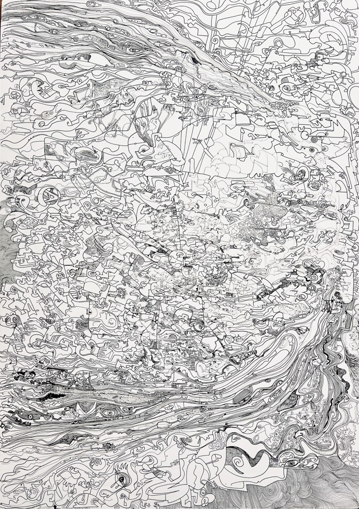 Variation #9 · 100 × 70 cm
