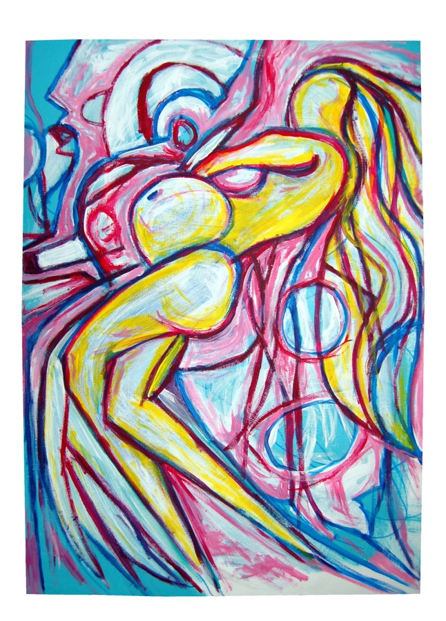 Peinture d’Emmanuel Saada · œuvre 4