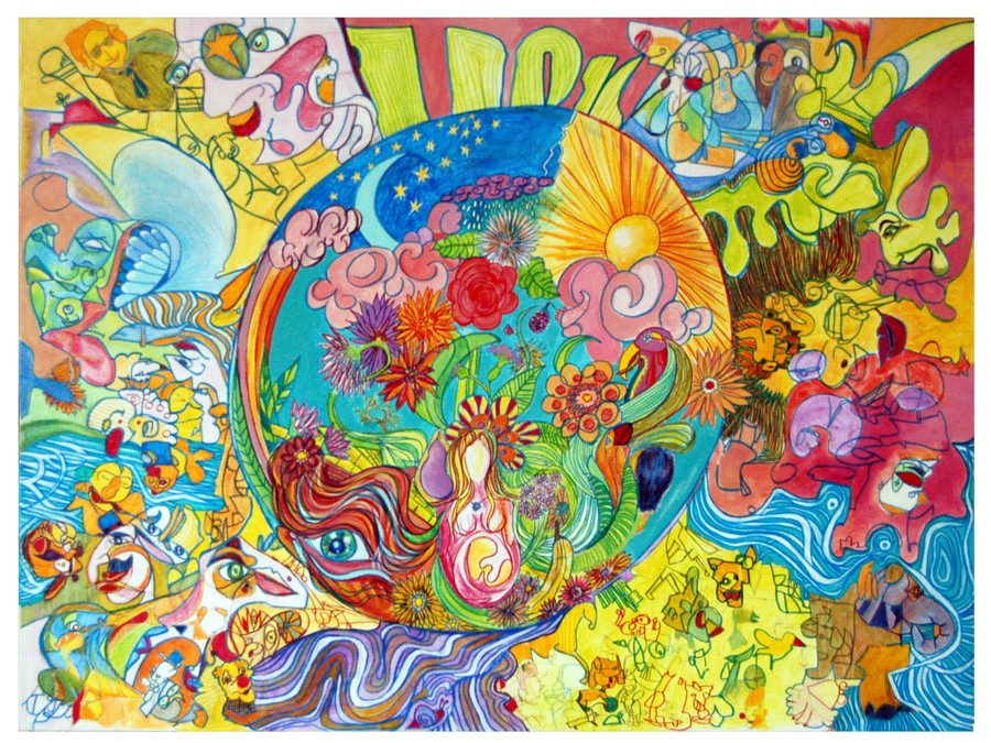 Peinture d’Emmanuel Saada · œuvre 9