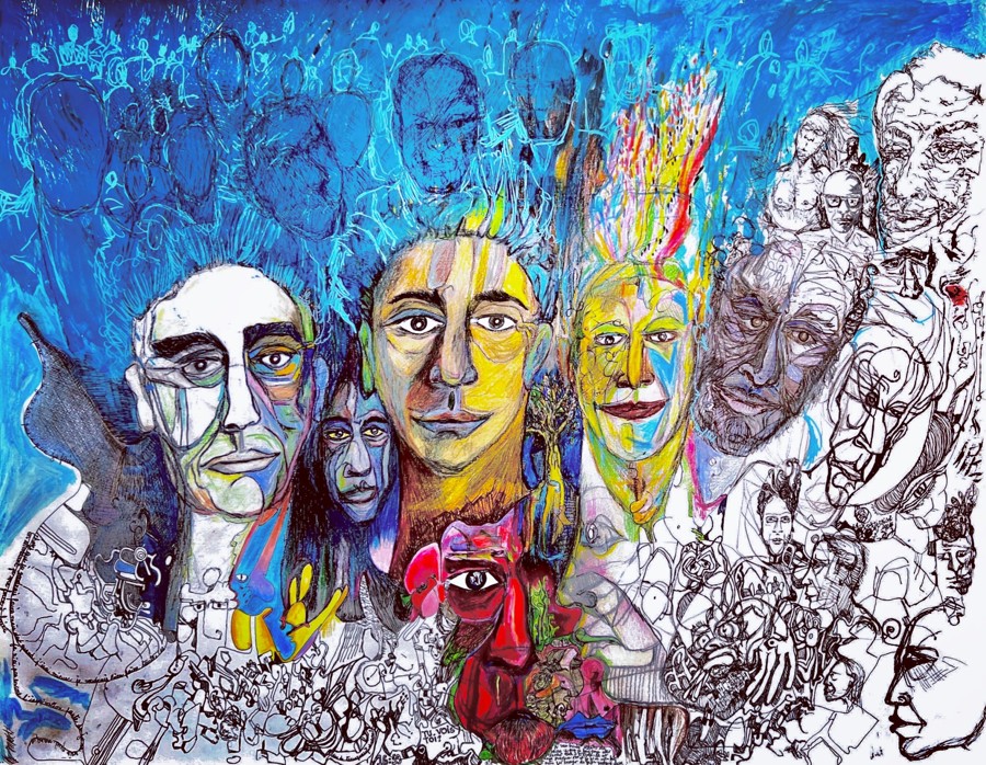 Peinture d’Emmanuel Saada · œuvre 17
