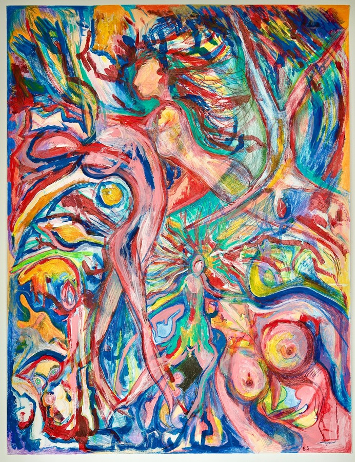Peinture d’Emmanuel Saada · œuvre 19