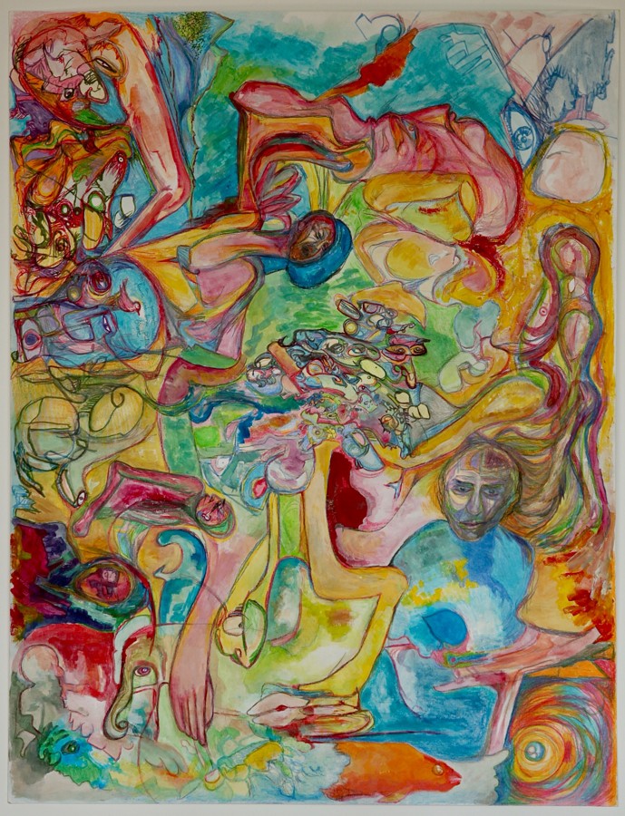 Peinture d’Emmanuel Saada · œuvre 21