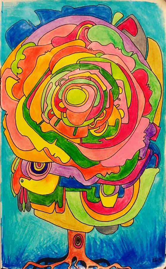 Peinture d’Emmanuel Saada · œuvre 22