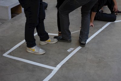 Traces écrites par les participants · L’Expérience du silence · Jeune Création · CENTQUATRE · 2012